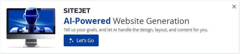 One of the best AI website generators now free with all RSH Web Services hosting accounts